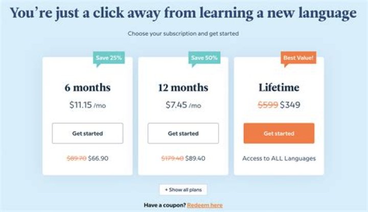 How much does Babbel cost?