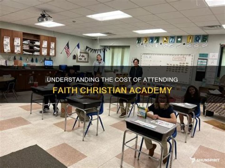 How much does Faith Academy cost?