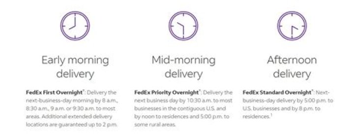 How much does FedEx charge for standard overnight?