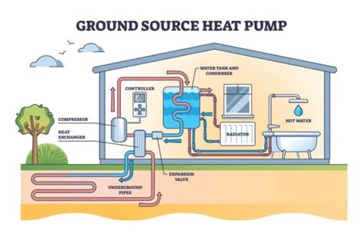 How much does it cost to fit a ground source heat pump?