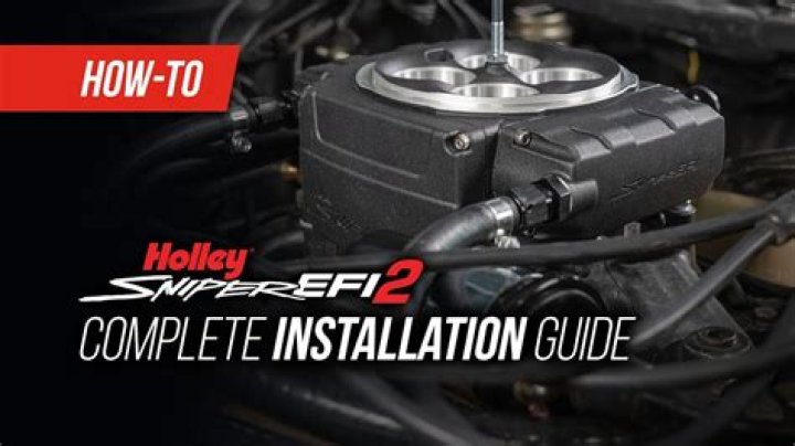 How much does it cost to install a Holley sniper EFI?