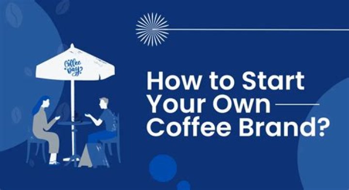 How much does it cost to start your own coffee brand?