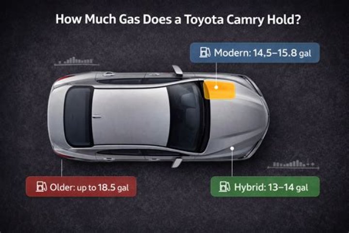 How much gas does a Toyota Camry hold?