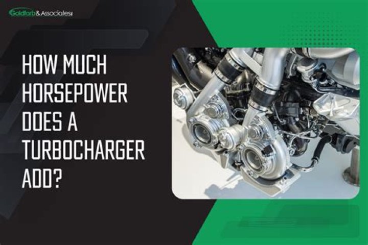 How much horsepower does a turbo add to a Mustang V6?