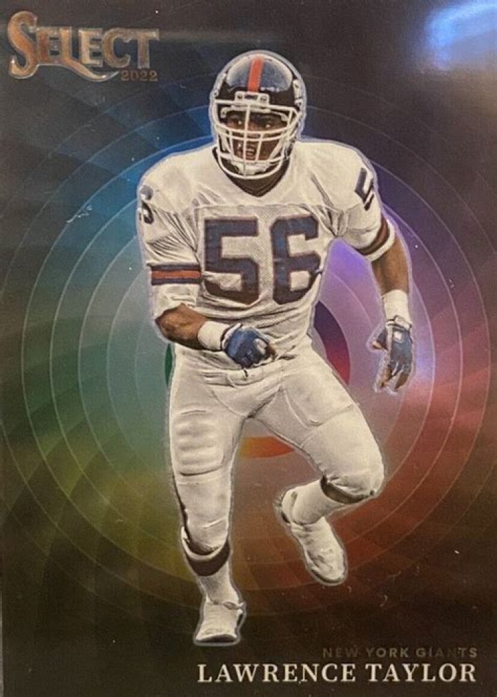 How much is a 1990 Lawrence Taylor football card worth?