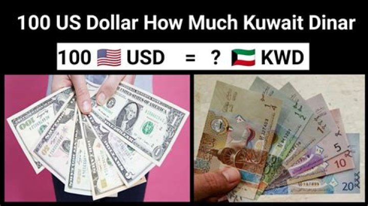 How much is a Kuwait dinar to a dollar?