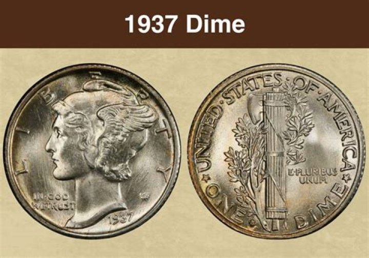 How much is a Mercury dime 1937 worth?