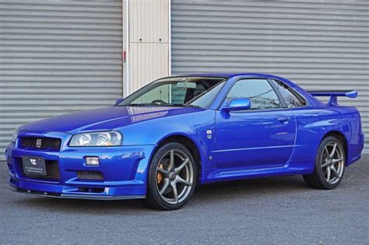 How much is a Nissan GTR blue?