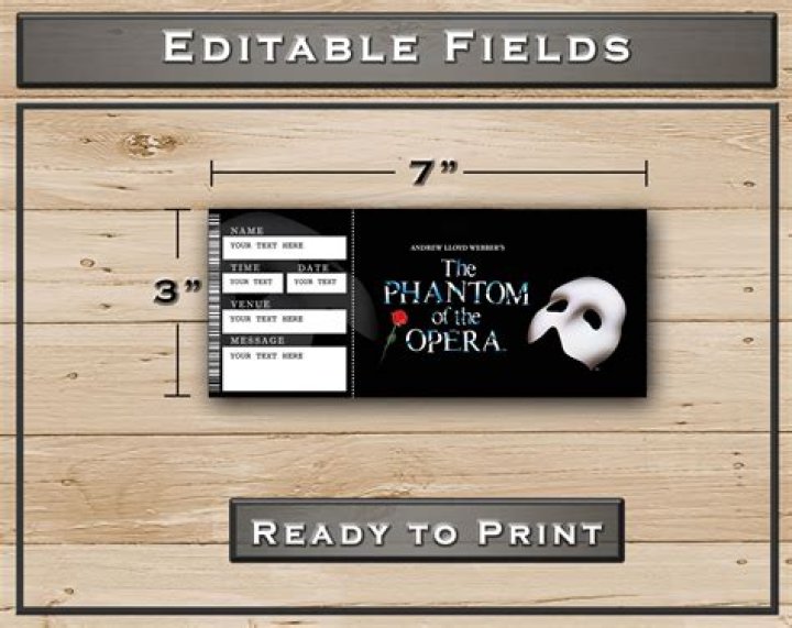 How much is a phantom of the opera ticket?