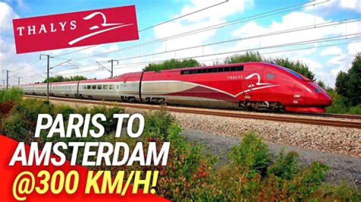 How much is Thalys train from Paris to Amsterdam?
