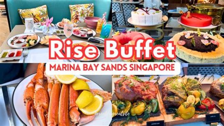 How much is the breakfast buffet at Marina Bay Sands?