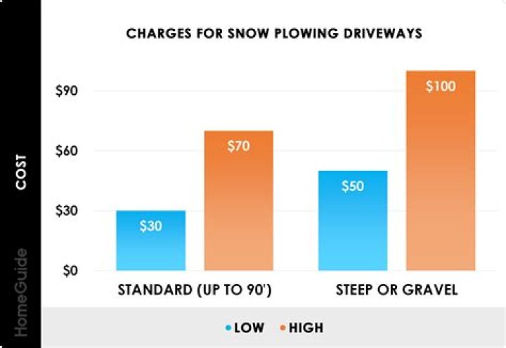 How much should I charge for shoveling snow?