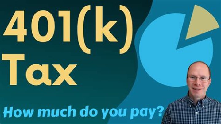 How much taxes do you pay on 401k distributions?