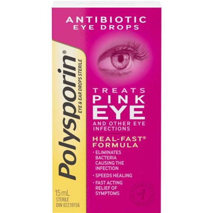 How often do you take antibiotic eye drops for pink eye?