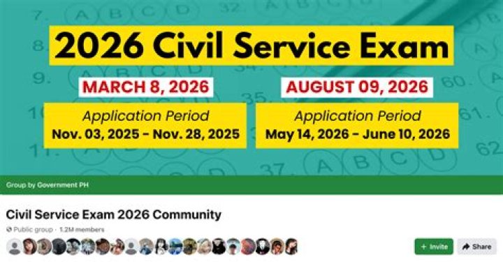 How often is the civil service exam given in MA?