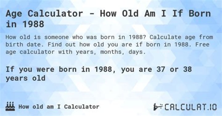 How old are you born 1987?