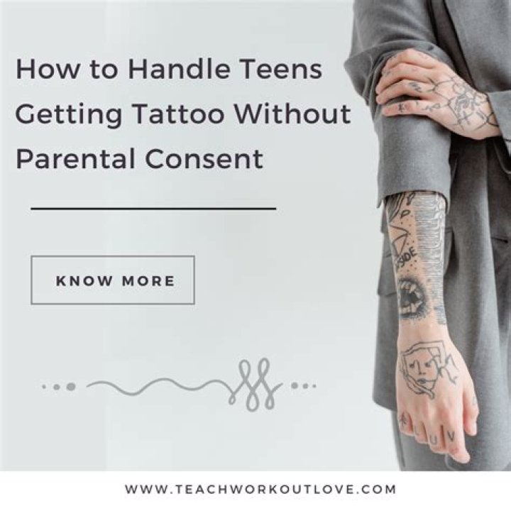 How old do you have to be to get a tattoo in Texas without parental consent?