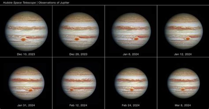 How old is the storm on Jupiter?