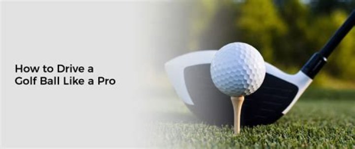 How should a beginner drive a ball?