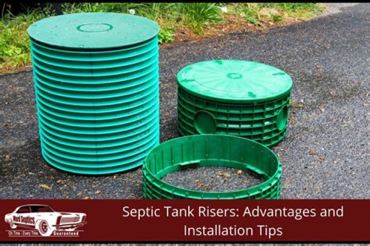 How tall are septic tank risers?