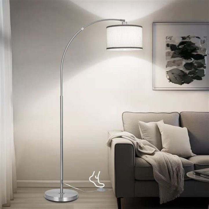 How tall should a floor reading lamp be?