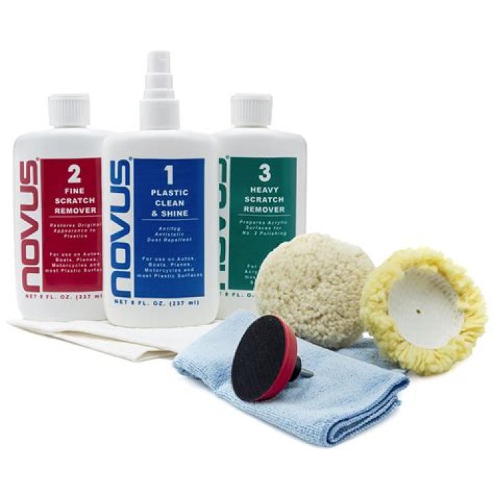 How to use Novus heavy scratch remover?