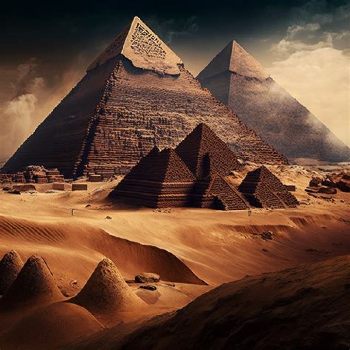 How would you describe the age of the pyramids?