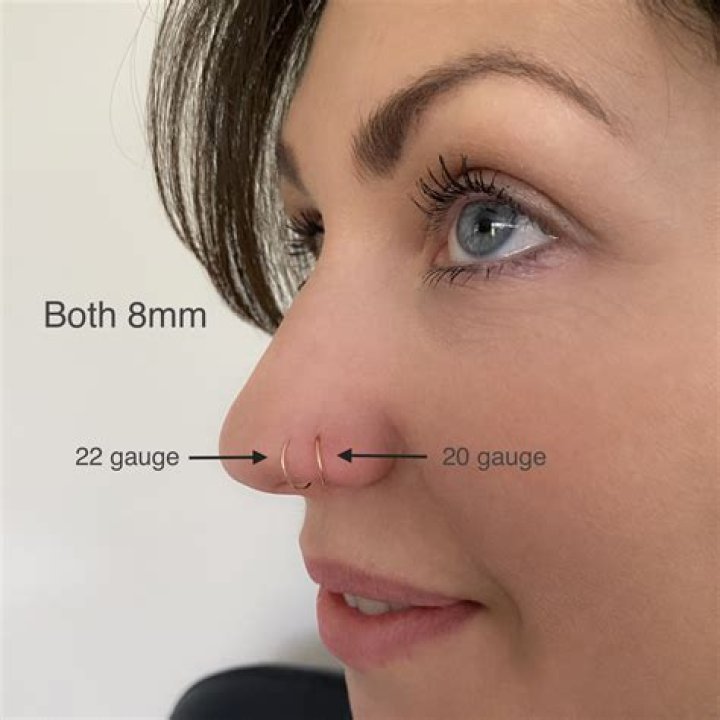 Is 18g or 20g better for nose piercing?