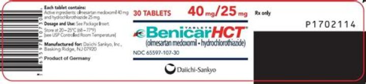 Is 40 mg of Benicar a lot?