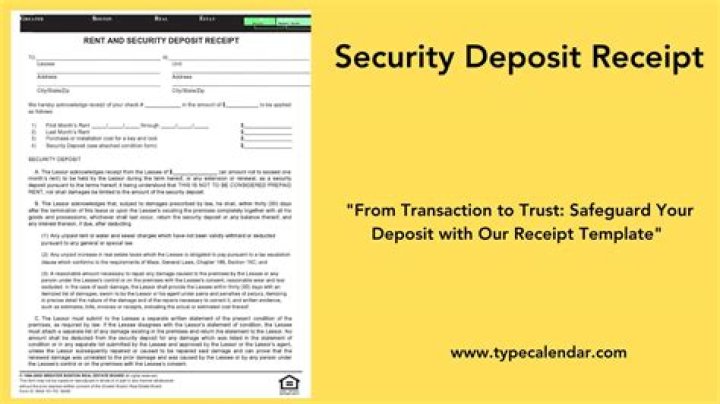 Is a security deposit legally binding?
