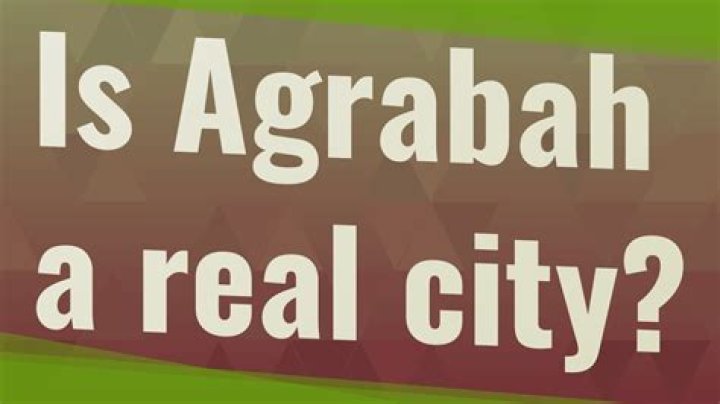Is Agrabah a real city?