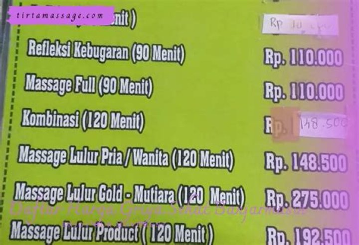Is Bersih Sehat a good massage center in Jakarta?