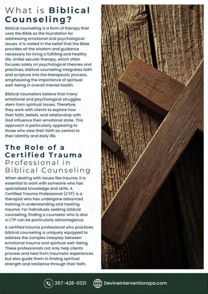 Is biblical counseling Biblical?