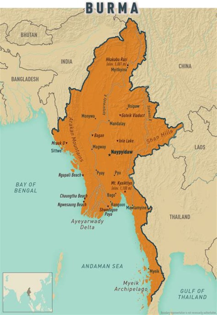 Is Burma close to the Philippines?