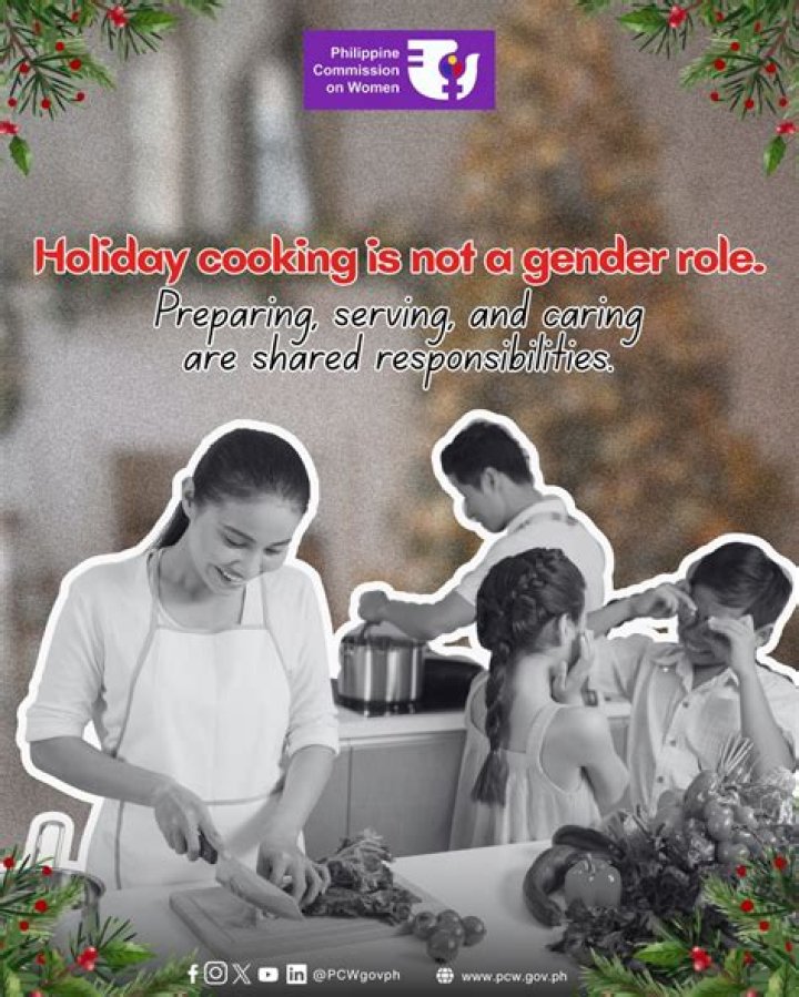 Is cooking a gender role?