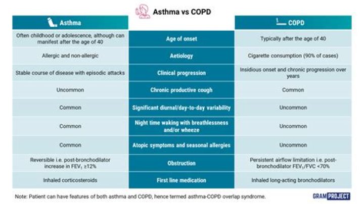 Is COPD the same as mesothelioma?