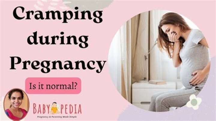 Is cramping at 30 weeks normal?
