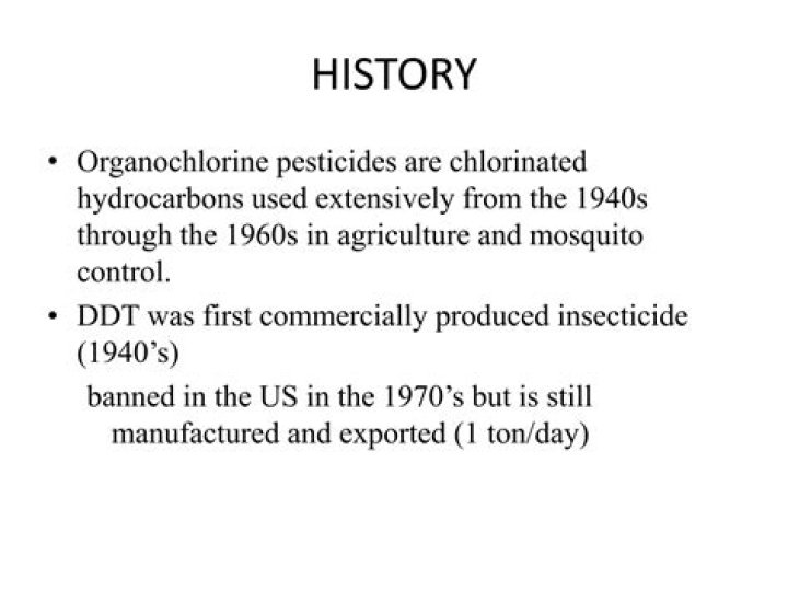 Is DDT still manufactured in the US?
