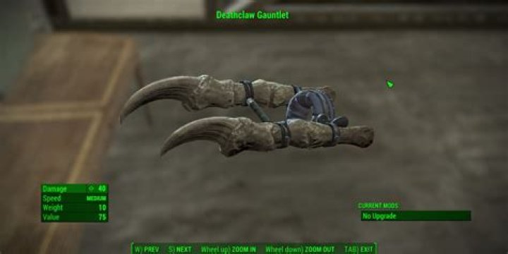 Is Deathclaw gauntlet melee or unarmed?