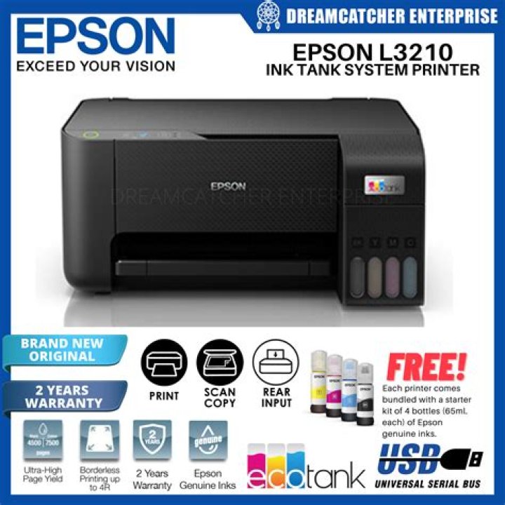 Is Epson L210 an inkjet printer?