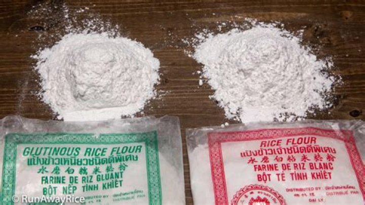 Is glutinous rice flour and sweet rice flour the same?