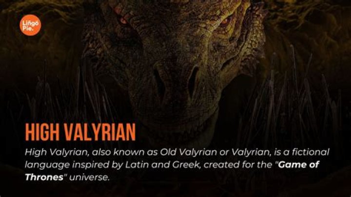Is High Valyrian an actual language?