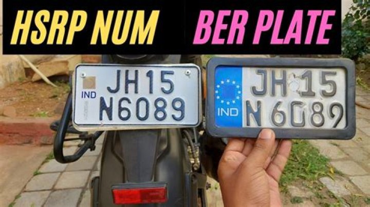 Is HSRP number plate mandatory in Mumbai?