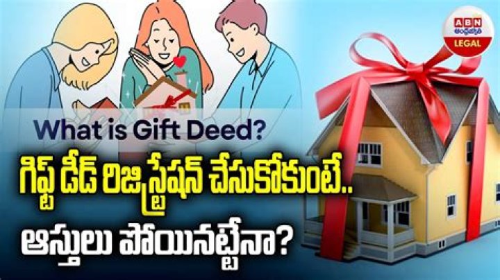 Is it necessary to register gift deed?
