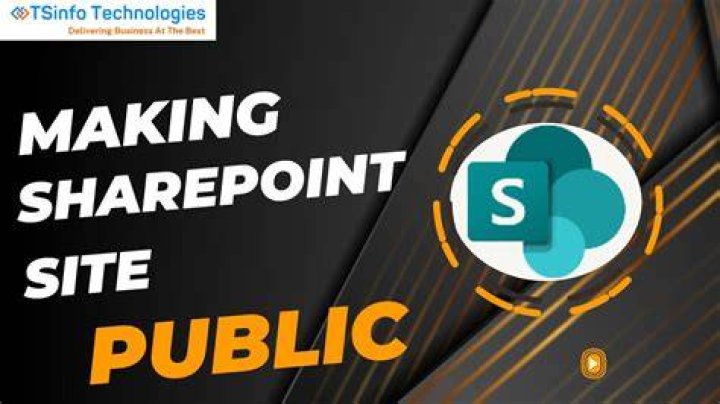 Is it possible to make a SharePoint page public?