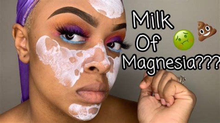 Is it safe to put Milk of Magnesia on your face?