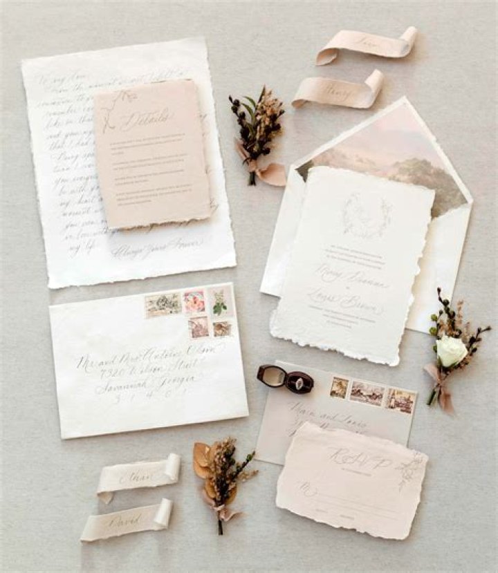 Is it tacky to use labels on wedding invitations?