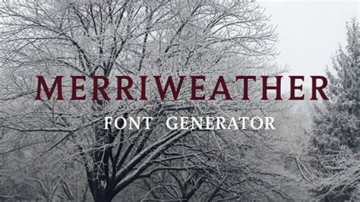 Is Merriweather a free font?