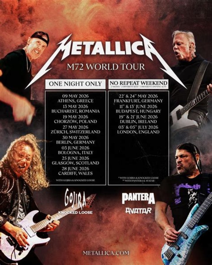 Is Metallica touring Australia in 2021?