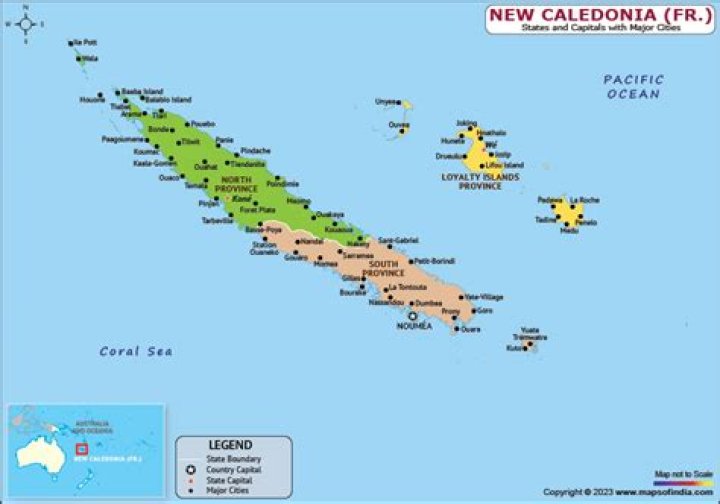 Is New Caledonia in French Polynesia?